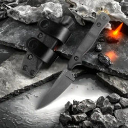 New TOPS Surgical Straight Knife 8Cr13Mov Blade G10 Handle Outdoor Self-defense Hiking Hunting Pocket Camping EDC Knife