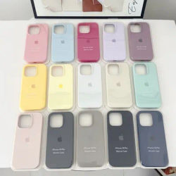 With Camera Touch Button & Box Liquid Silicone Phone Case for Apple iPhone 16/16 Pro/16 Pro Max Original Full Logo Candy Cover