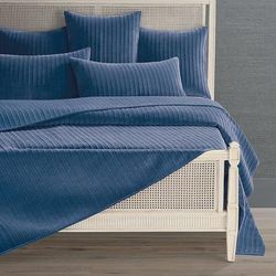 Tori Velvet Quilted Bedding - Dune, Dune Sham, Standard Dune Sham - Frontgate