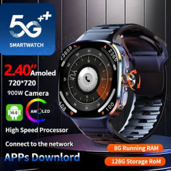 4G 5G cellulaire M99 montre intelligente hommes femmes Android 10.0 Smartwatch avec caméra rotative 9MP 256GB stockage ROM GPS WIFI appels vidéo