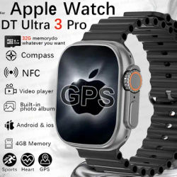 Nouveau GPS cartes 32G SmartWatch grand Album de mémoire AMOLED montre intelligente hommes sport Fitness montre étanche 2025 pour IOS Apple Ultra 3