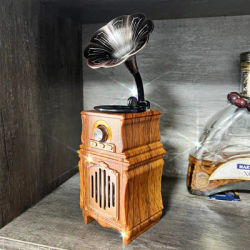 AS31 haut-parleur Bluetooth sans fil rétro Gramophone Radio système Audio Bluetooth à l'ancienne son de haute qualité maison salon