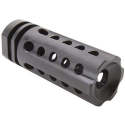 ABC RIFLE COMPANY AR-15 Linear Compensator Multi Ported Flash Hider .223 Remington/5.56x45mm NATO 1/2x28 Nitride Black MB15-MULTIPORT