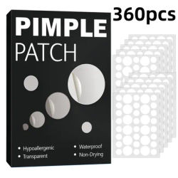Clear Invisible Acne Patches for Face – Hydrocolloid Spot Stickers, Oil-Free, Day & Night Use, Blend with All Skin Tones