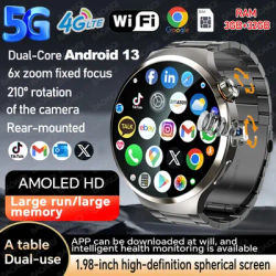 5G/4G Full Network Smart Watch 1.98 inch 466*466 AMOLED Screen HD Video Call 1000 mAh WIFI GPS Google Play Smartwatch Android 13