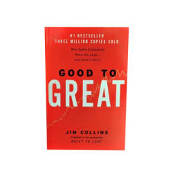 Good To Great by Jim Collins - Business Strategies Leadership Success Paperback Book