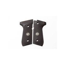 Wilson Combat Beretta 92 96 G10 Grips ULTRA THIN with WC Logo Black Cherry 728-FS-UT-BC