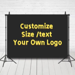 Custom Size Text Backdrop Photography Background Send Us Your Own Image
