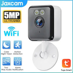 Tuya Smart Mini 5MP WiFi IP Camera Indoor Wireless Color Night Home Security AI Human Detect CCTV Surveillance Block Camera