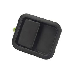 Autotecnica Exterior Door Handle Black Chrome, Front, Driver Side, 24-month, unlimited-mileage limited warranty CY0819690