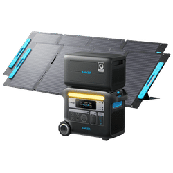 Anker SOLIX F2000 Solar Generator + Expansion Battery + 2× 200W Solar Panel