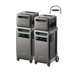 2× Anker SOLIX F3800 Plus + Double Power Hub + 2× Expansion Battery