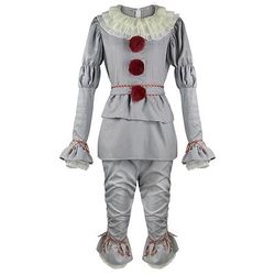 Costume di Carnevale Costume Cosplay Costume da festa Mascherata Clown Burlesque Clown Pennywise esso Abiti Cosplay Bambini Adulti Per uomo Per donna Ragazzi Mascherata martedì grasso Feste Halloween