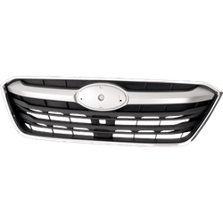 Replacement Grille Assembly Plastic Painted Black Shell & Insert Grille, 1-year unlimited-mileage warranty RS07010027Q