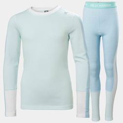 Helly Hansen Junior Lifa Merino Midweight Base Layer Set Blue 12