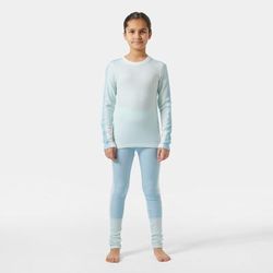 Helly Hansen Junior Lifa Merino Midweight Base Layer Set Blue 152/12