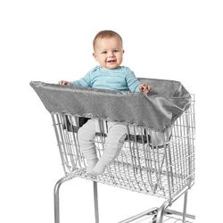 Skip Hop Take Cover Shopping Cart & Baby High Chair Cover - Grey Swirl Dot