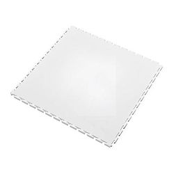 Lock-Tile 7mm White PVC Coin Tile (10 Pack)