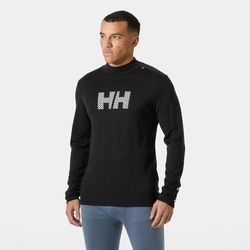 Helly Hansen Men's LIFA® Merino Midweight Logo Black XL