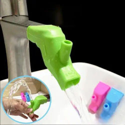 Bathroom Silicone Faucet Extender Bathroom Sink Device Home Multifunctional Cleaning Tools Children Faucet Extenders Kitchen
