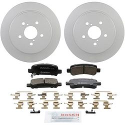 Bosch Brake Disc and Pad Kit QuietCast Series, Rear, 1-year limited warranty C770481194