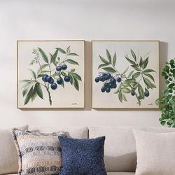 Olive Branch Canvas Wall Art - Ii - Grandin Road