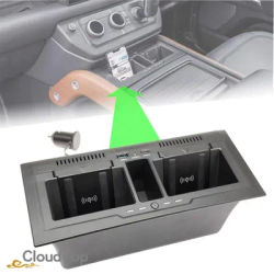 Car wireless charger ForLand Rover Defender 90 110 130 2020-2023 L663 accessories mobile phone fast charging central storage box