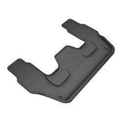 3D Mats USA Floor Made of Rubber Black Molded Liner, Third Row, 3-year limited warranty L1JP03531509