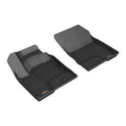 3D Mats USA Floor Made of Rubber Black Molded Liner, Front Row, 3-year limited warranty L1MT07311509