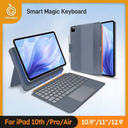 Magic Keyboard for iPad Pro 11 12.9 Air 4/5/6 iPad 10th Generation for 12.9 6th 5th 4th 3rd Smart Tablet Cover Detachable Case