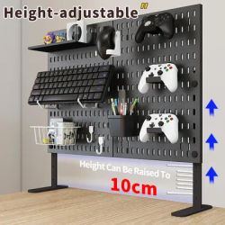Desktop Decorative Storage Pegboard: Stores Office Documents And Stationery, With Abundant Accessories For Free Combination