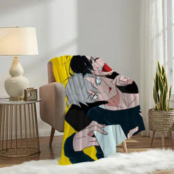 Tapis de canapé en peluche coréen Alien Stage Ivan Till, couverture chaude pour salon, bureau, chambre à coucher, anniversaire, maison, voyage, cadeaux pour enfants