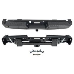 JC Whitney Step Bumper Steel Painted Black, 1-year unlimited-mileage warranty RF82560033