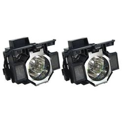 Jaspertronics™ Original Lamp & Housing TwinPack for the Epson EB-Z8150 Projector - 1 Year Warranty