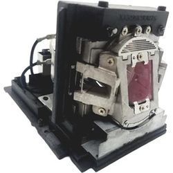 Jaspertronics™ Original SP.8JN08GC01 Lamp & Housing for Optoma Projectors - 1 Year Warranty