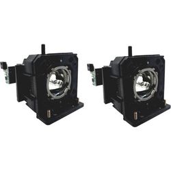 Jaspertronics™ Original ET-LAD120PW Lamp & Housing TwinPack for Panasonic Projectors - 1 Year Warranty