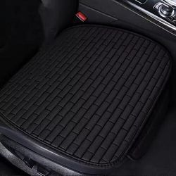 Coprisedile universale in lino per auto, tessuto traspirante in lino, protezione per cuscino del sedile anteriore e posteriore, accessori per auto da uomo, interni auto