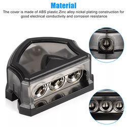 Gauge Power Ground Amp Distribution Block, Car Audio Splitter Gauge Power Ground Amp Distribution Block, Car Audio Splitter