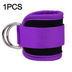 Fitness Ankle Buckle Training Device, Adjustable Leg & Hip Trainer With Secure Binding Strap For Resistance Workouts purple 1pcs