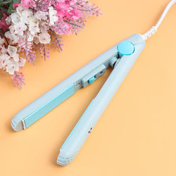 2 In 1 Hair Curler And Straightener Blue