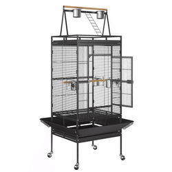 Large Bird Cage With Play Top, Ideal For Parrots, Finches, Macaws, And Cockatoos Large Bird Cage With Play Top, Ideal For Parrots, Finches, Macaws, And Cockatoos