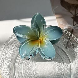 Large Boho Flower Hair Claw Clips For Women, Stylish Hairpins & Barrettes For Beach & Everyday Wear 9