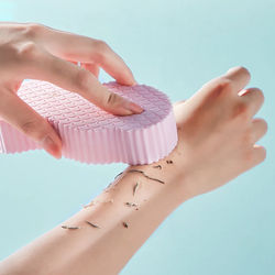 Magic Exfoliating Bath Sponge Pink