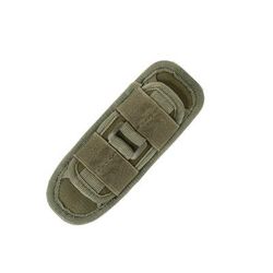 Tactical Flashlight Pouch With Rotatable Belt Clip, Universal Holster For Torch Carry green