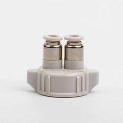 CO2 Reactor Air Diffuser Double Connector Tube Valves Gauge Bottle Cap DIY Aquarium Accessories 2