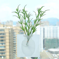 Magic Wall Decor Plant Vases Flower Container (3 Piece Set) White