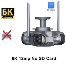 10K 6K WiFi PTZ Surveillance Camera With Auto Tracking And Four Lenses 6k Wifi no Card eu