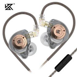 High Fidelity Dynamic Driver Earbuds With Detachable Cable grey with Mic
