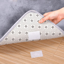 Floor Mat Carpet Sofa Retainer White Rectangle 5pcs