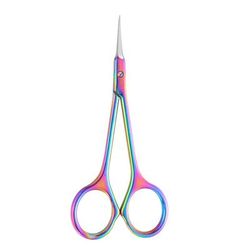 Professional Stainless Steel Cuticle Scissors, Precision Dead Skin Remover For Manicure & Nail Art colorful